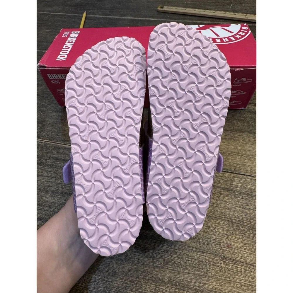 Birkenstock Kids Gizeh Size 30 Kids 12 Purple‎ Magic Snake Lilac Upper